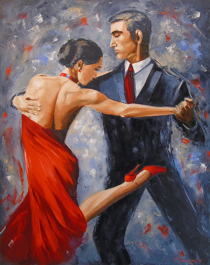 Argentine tango Painting by Olha Darchuk - Pixels