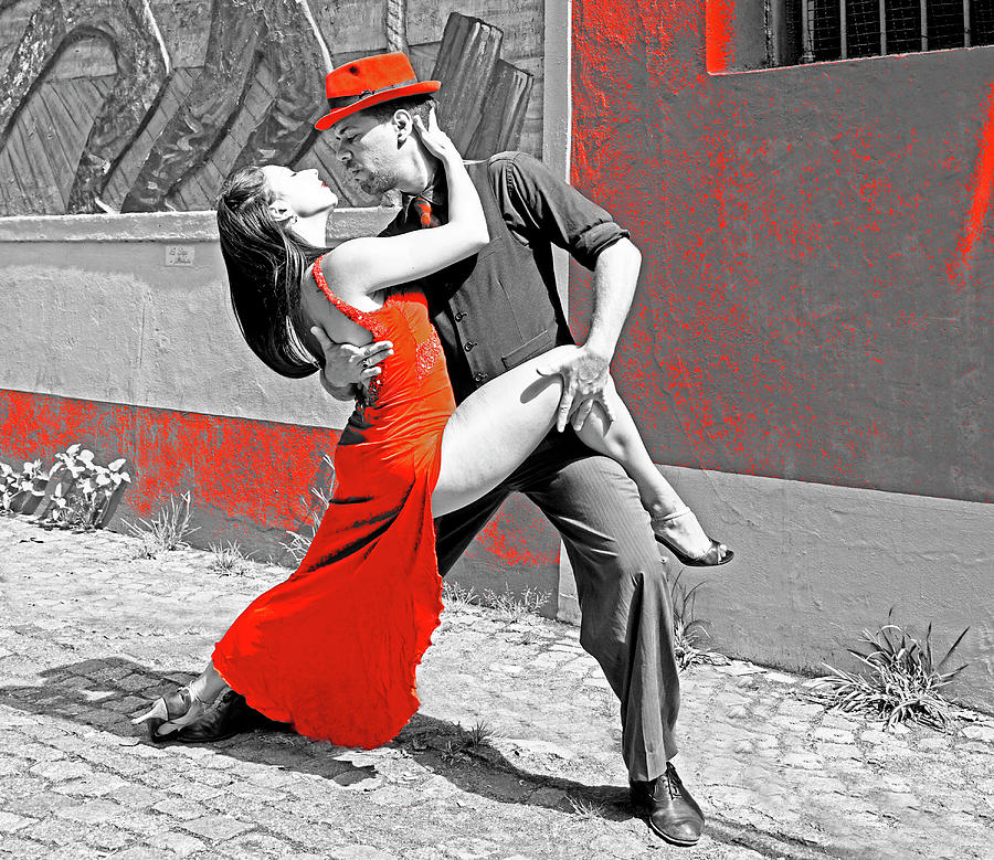 Argentine Tango - Red Series Photograph
