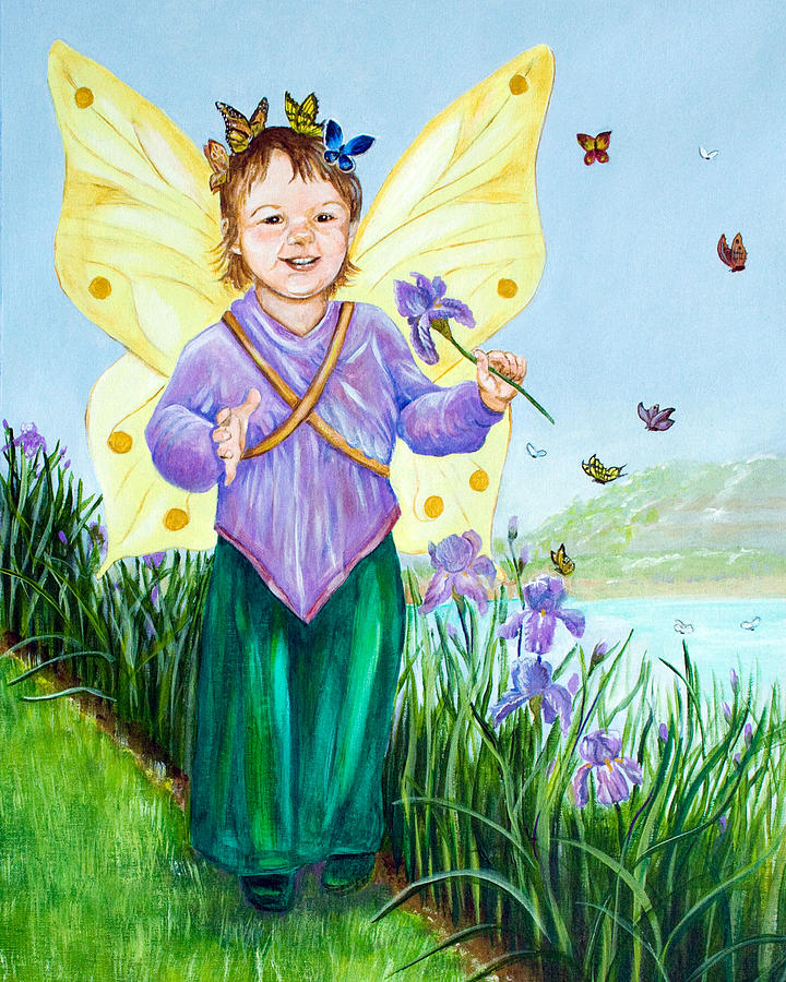 Aria as a Fairy Painting by Dorothy Riley