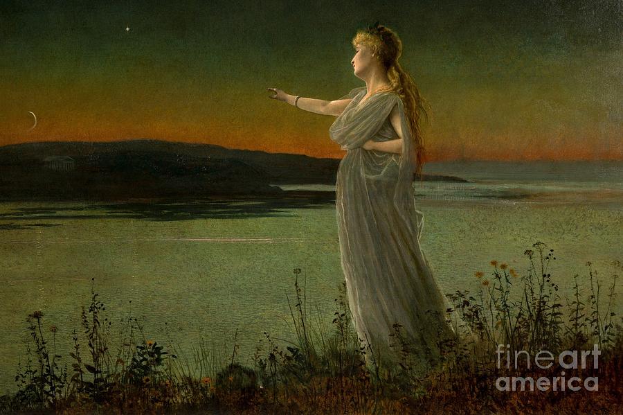Ariadne at Naxos Painting by MotionAge Designs
