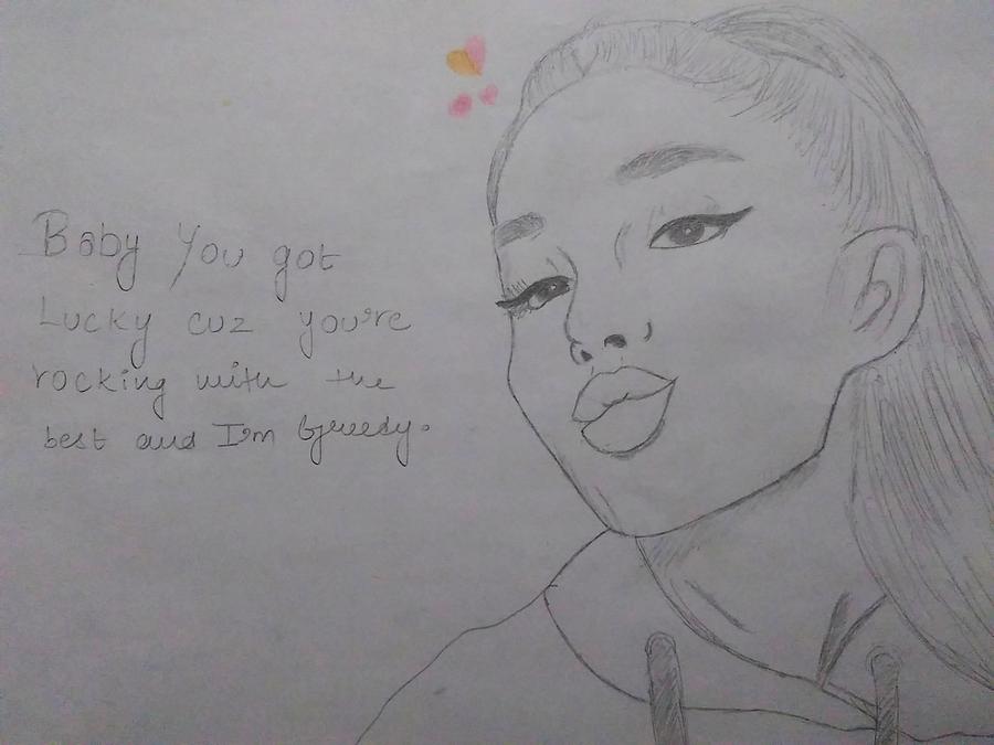 Ariana Grande Pastel pencil Drawing, Original Fan-ART, A3 -  agrohort.ipb.ac.id