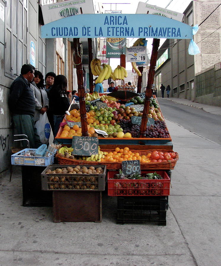 Arica Chile Fruit Stand Photograph