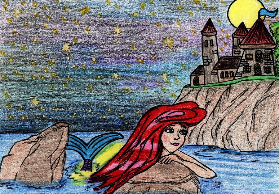 Ariel the Little Mermaid with Flounder Coffee Mug by Tambra Wilcox - Fine  Art America