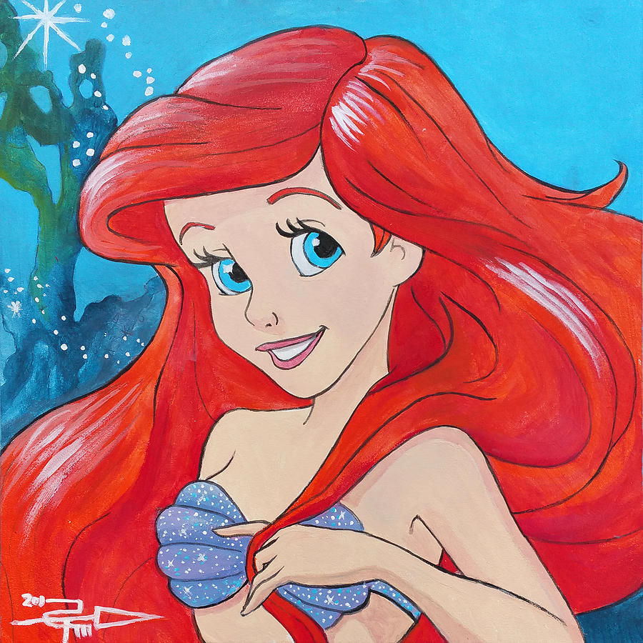 Ariel Painting by Tom Carlton