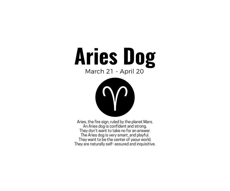 Aries Sign for Dog Mixed Media by Laura Gibson - Fine Art America