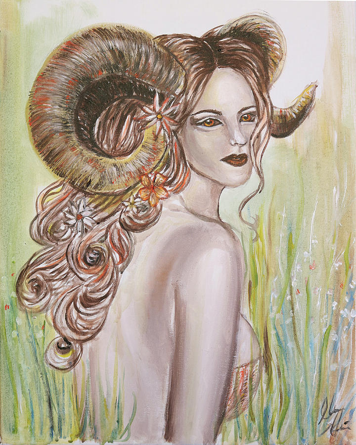 Fantasy Painting - Arietta by Monica Adrian
