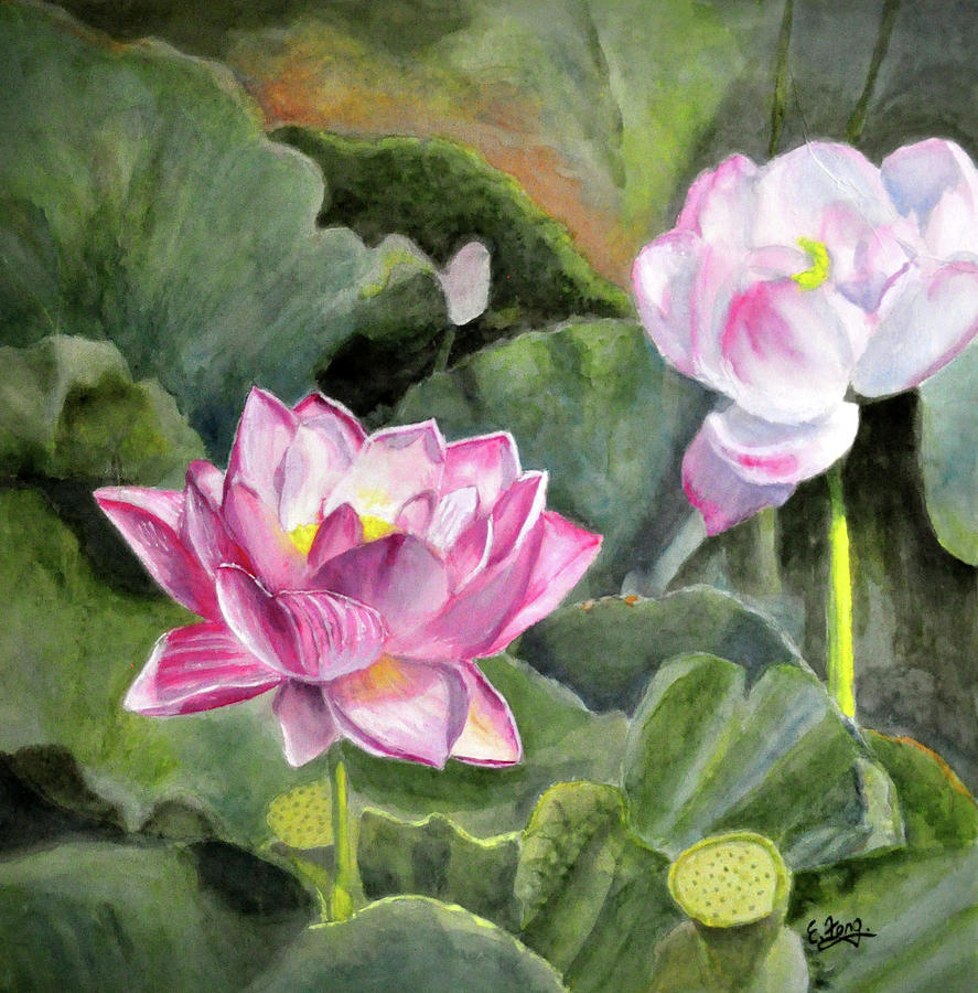 Nature Painting - Arising Beauty by Eileen  Fong