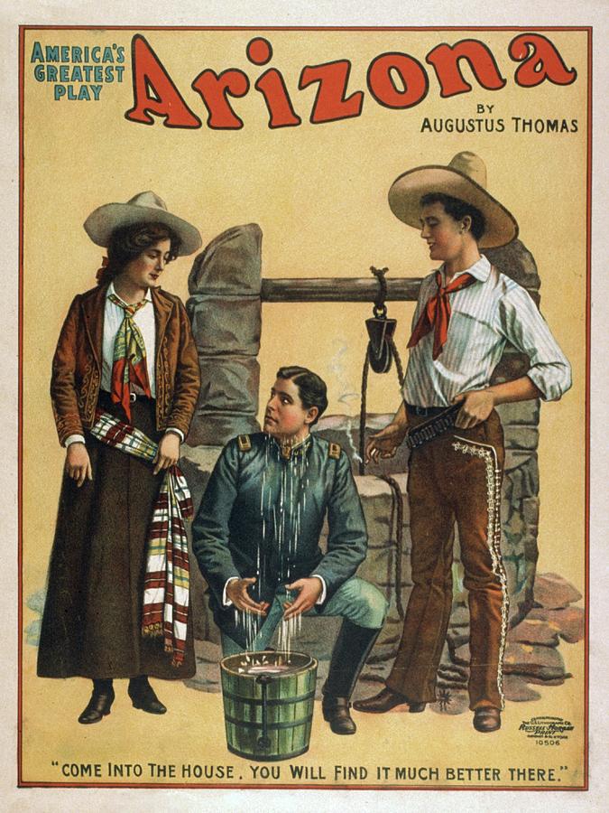 Arizona Americas Greatest Play 1907 Mixed Media by Movie Poster Prints