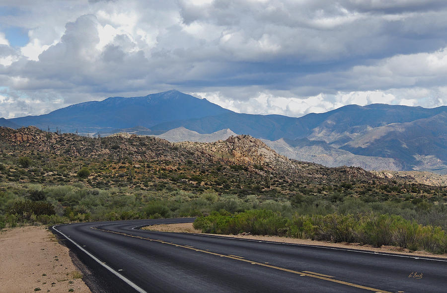 Mountain Photograph - Arizona Asphalt by Gordon Beck
