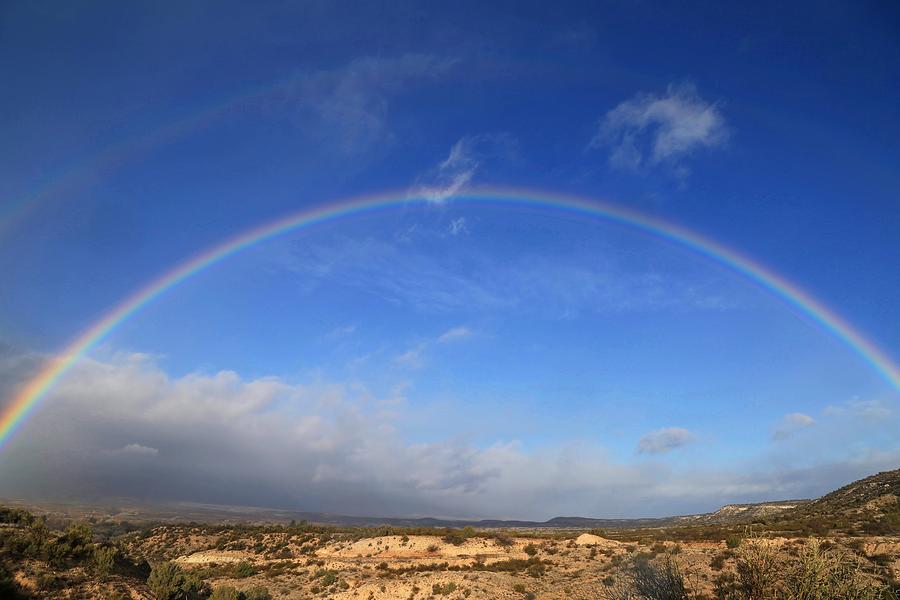Arizona Desert Rainbow Photograph by Donna Kennedy