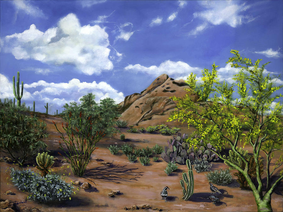 Phoenix Painting - Arizona by Lisa Reinhardt