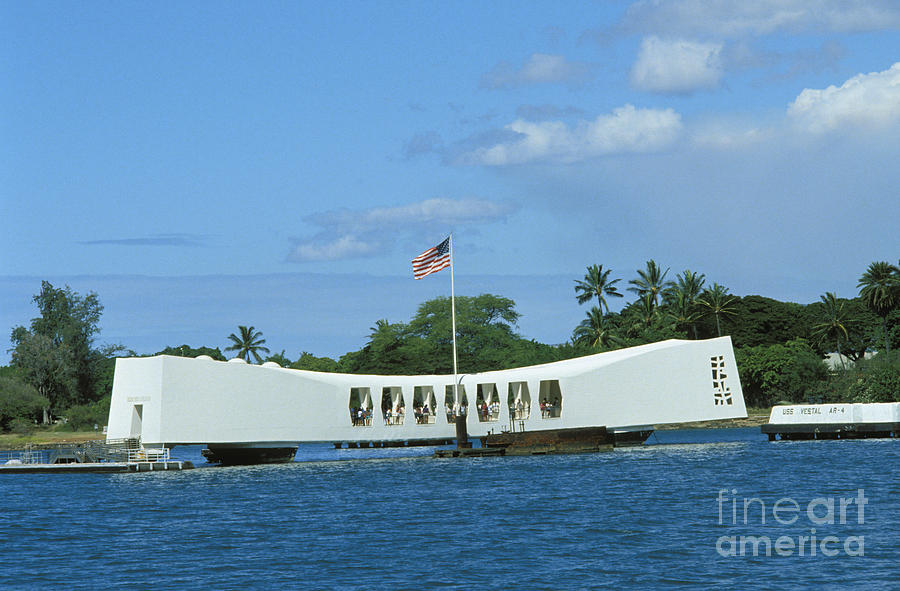 Arizona Memorial Photograph by Bob Abraham - Printscapes | Fine Art America