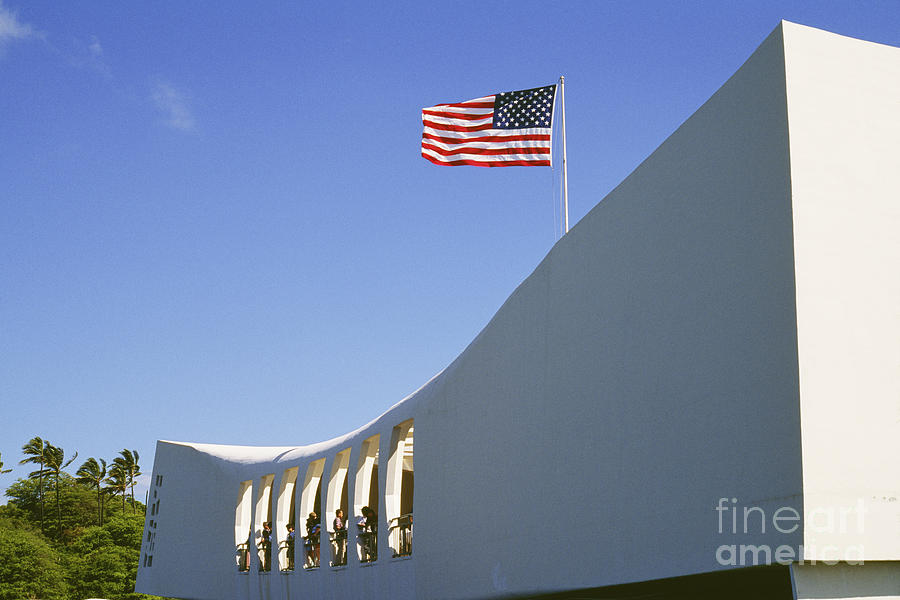 Arizona Memorial Photograph by Carl Shaneff - Printscapes