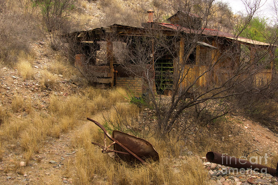 Arizona Mining Camp Photograph by Mark Valentine