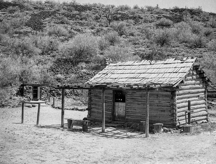 Cabin Photograph - Arizona Pioneer Homestead by HW Kateley