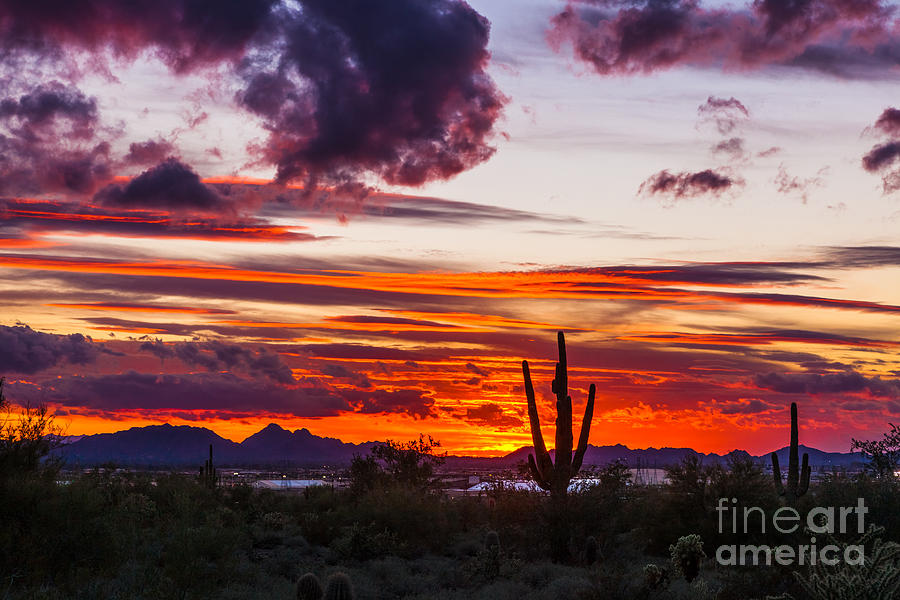 Sunset Photograph - Arizona Sunset #3 by Studio Laurent