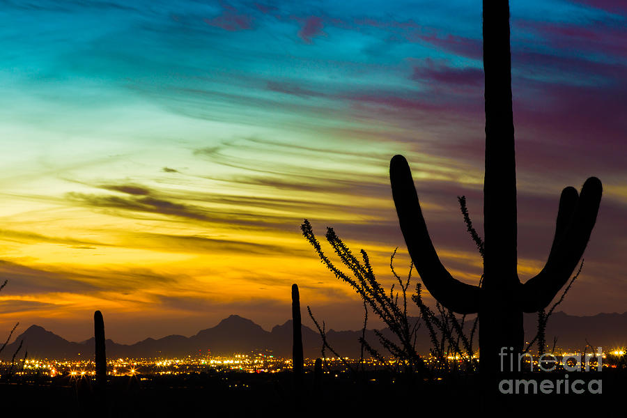Arizona Sunset Photograph by Billy Bateman