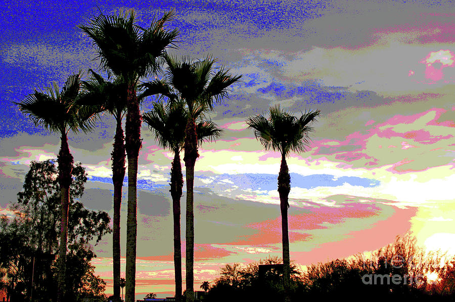 Arizona Sunset Posterization Photograph by Larry Oskin
