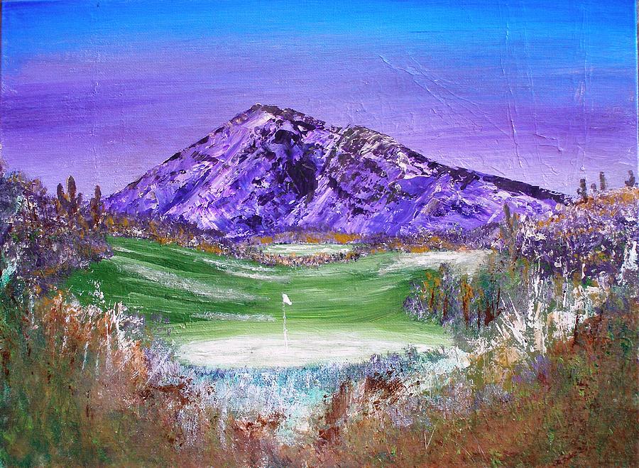 Golf Painting - Arizona Troon by Rod Skramstad