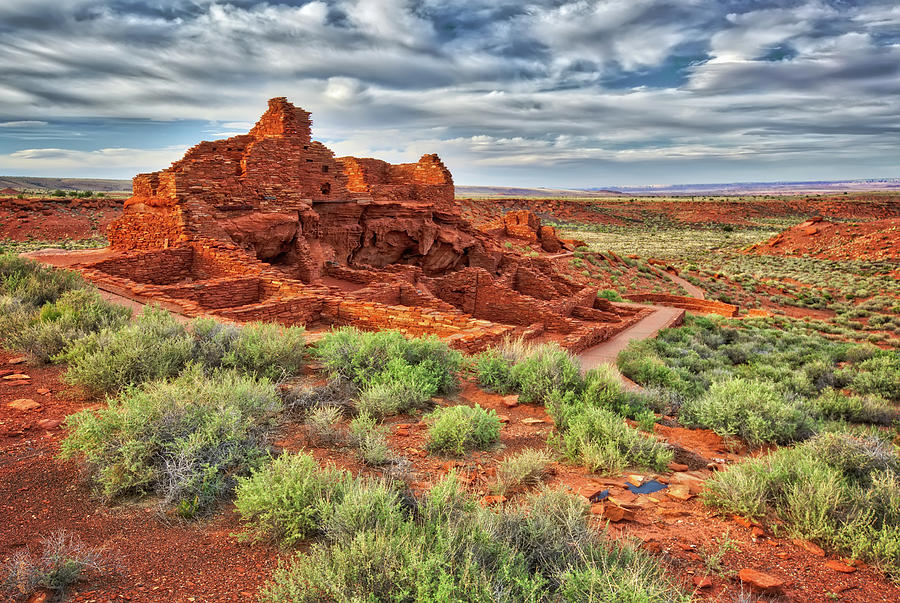 Arizonas Wupatki Ruins National Monument  Photograph by Jennifer Rondinelli Reilly - Fine Art Photography