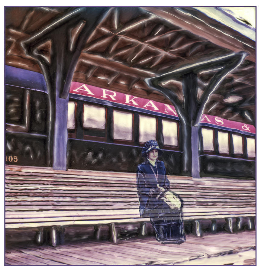 Train Photograph - Arkansas And Missouri Depot by Roy Inman