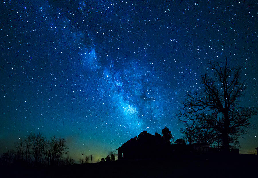 Landscape Photograph - Arkansas Milky Way by Emil Davidzuk