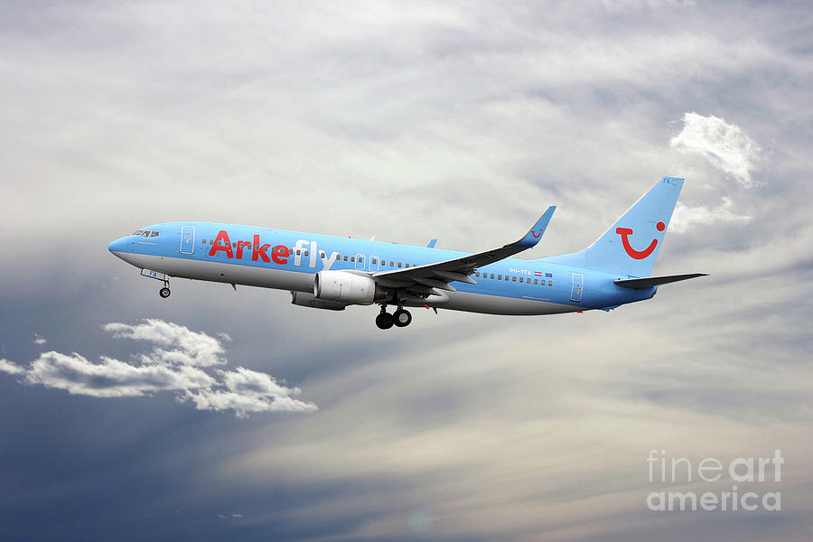 ArkeFly Boeing 737-800 Digital Art by Airpower Art