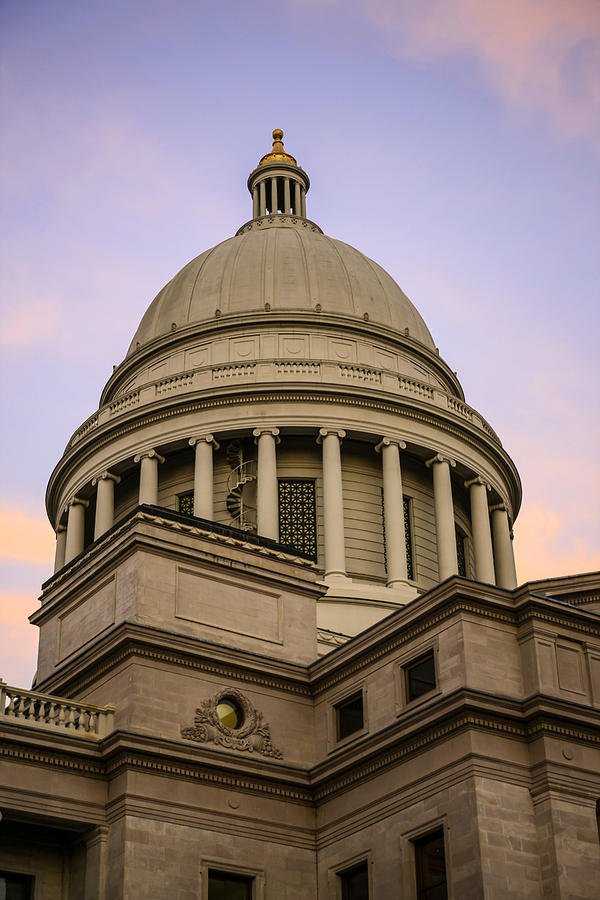 Arkinsas State Capitol Dome Photograph by Chris Smith