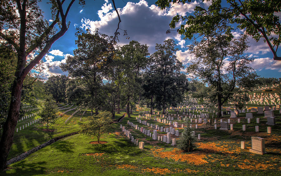Arlington Cemetery Afternoon Photograph by Ross Henton