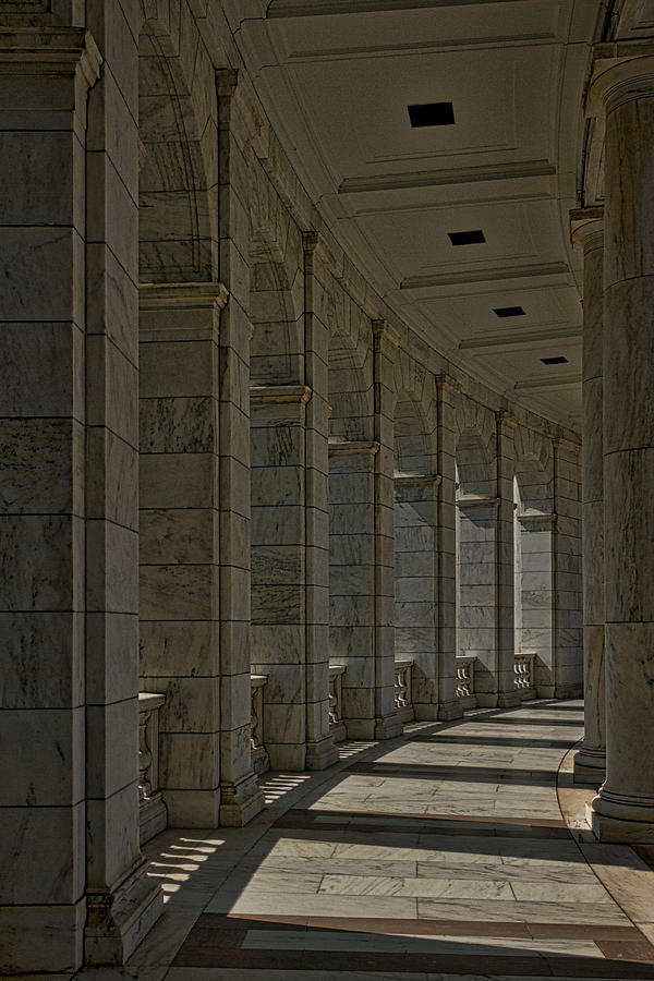 Arlington Cemetery Amphitheater Colonnade Photograph by Stuart Litoff
