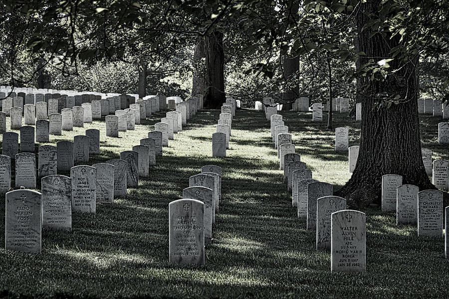 Arlington Cemetery Graves Photograph by Stuart Litoff