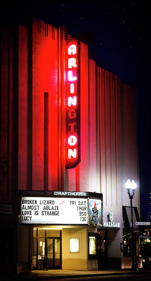 Arlington Cinema and Drafthouse Photograph by Mark Andrew Thomas