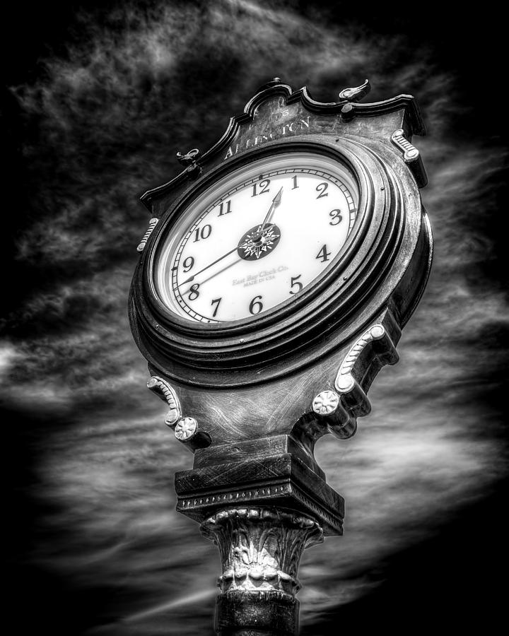 Arlington Clock Photograph by Spencer McDonald