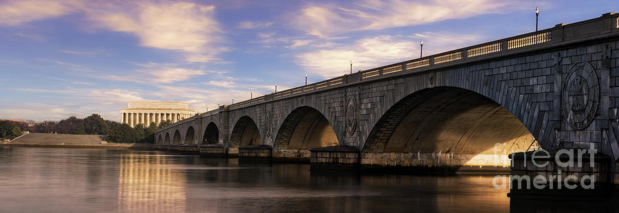 Architecture Photograph - Arlington Memorial Bridge 1 by Jerry Fornarotto