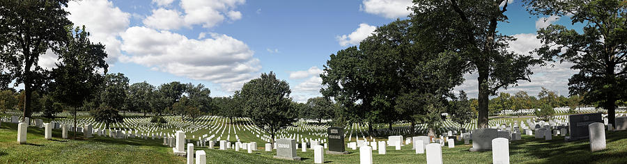 Arlington National Cemetery Panorama Photograph by Doolittle Photography and Art