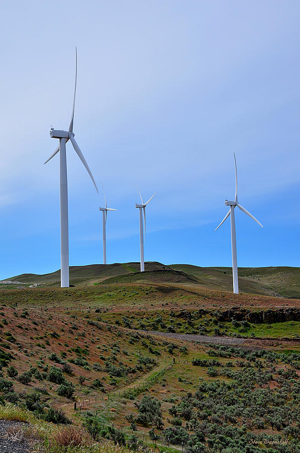 Arlington Oregon Wind Farm Photograph by Steve Warnstaff
