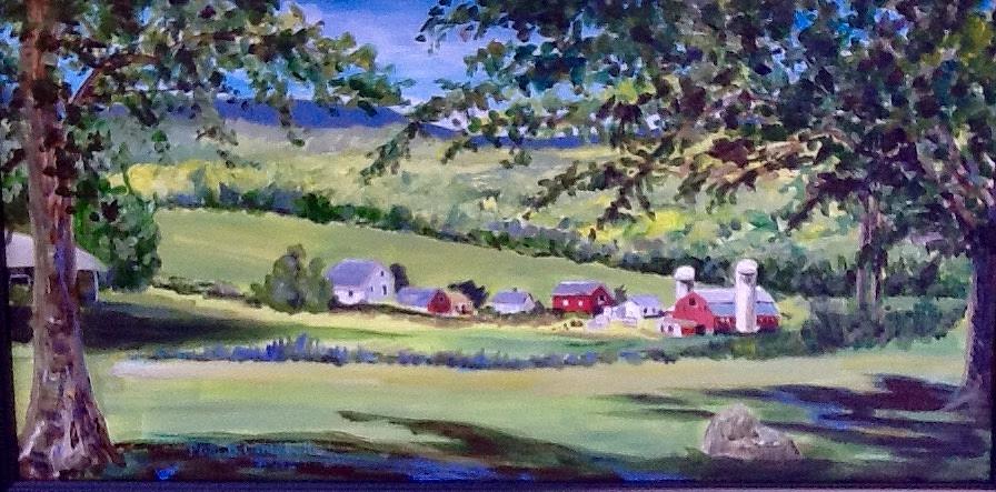Landscape Painting - Arlington, Vt. by Patti Campbell