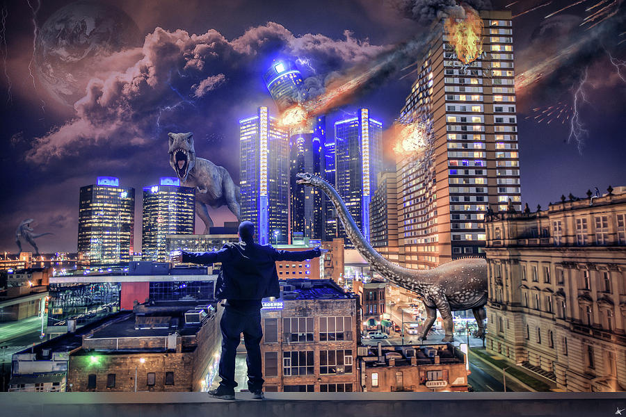 Detroit Photograph - Armageddon Detroit by Nicholas Grunas