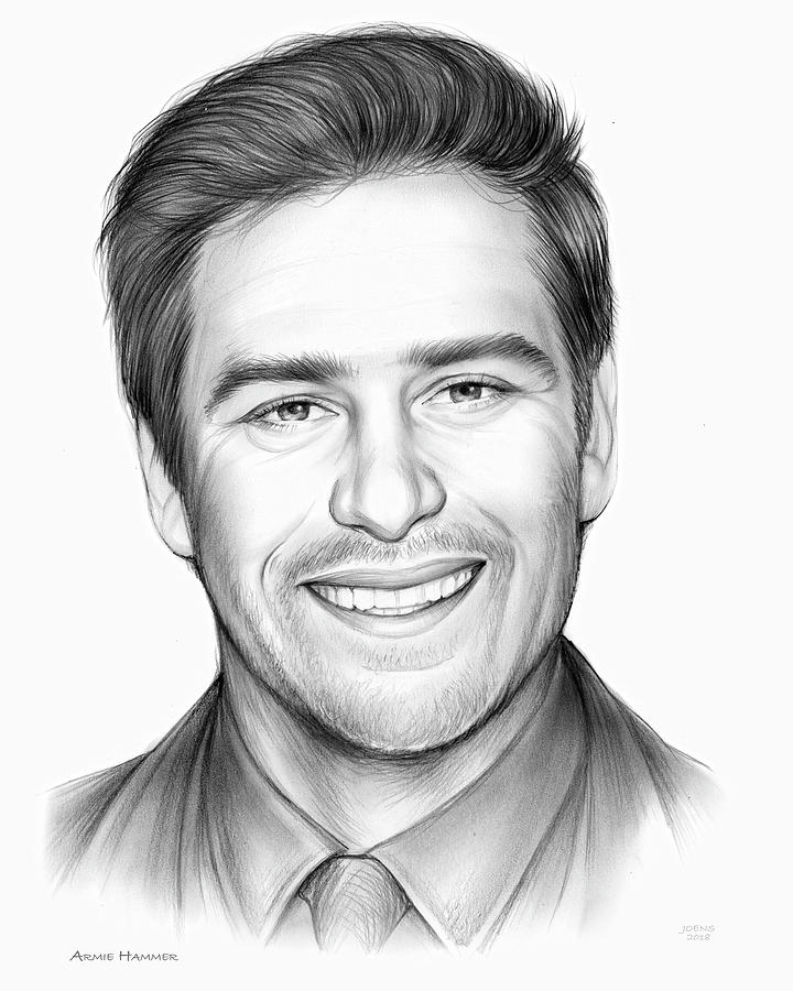 Armie Hammer Drawing