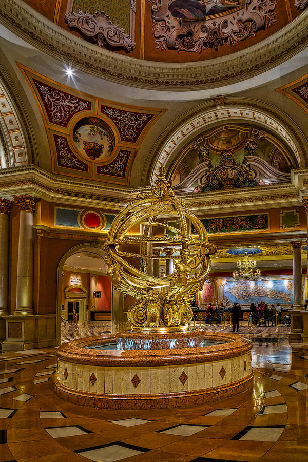 Armillary Sphere of The Venetian Photograph by Susan Candelario