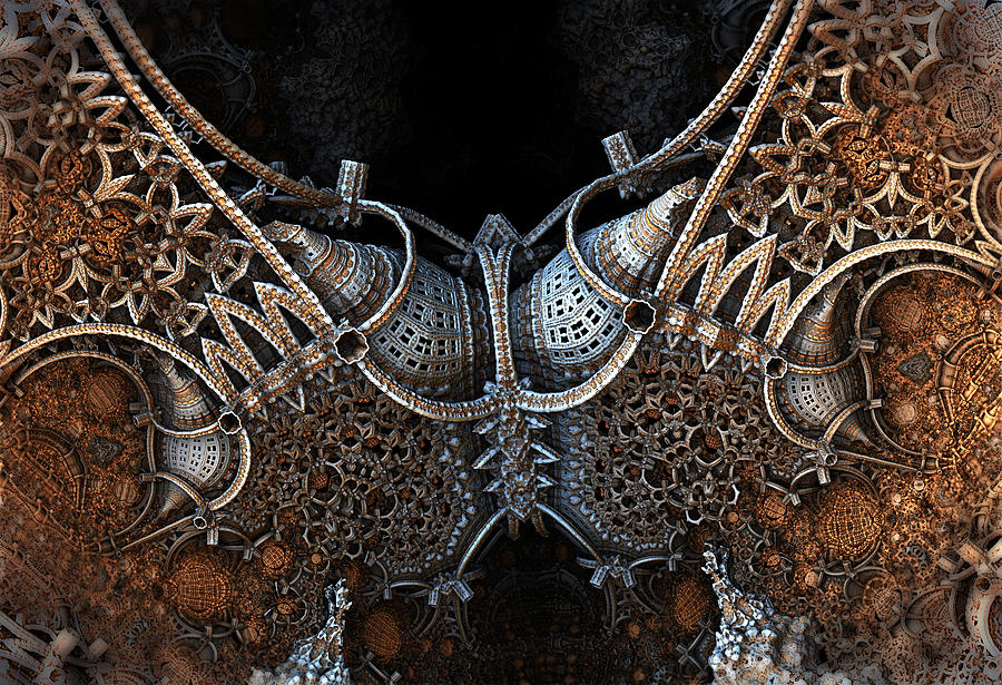 Armored Necklace Digital Art by Hal Tenny