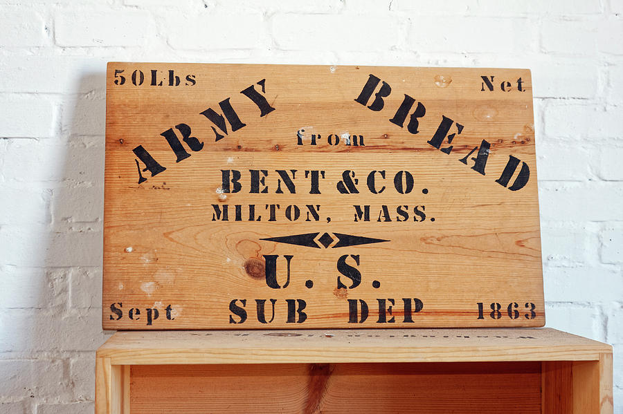 Army Bread Box 1863 Photograph by Sally Weigand