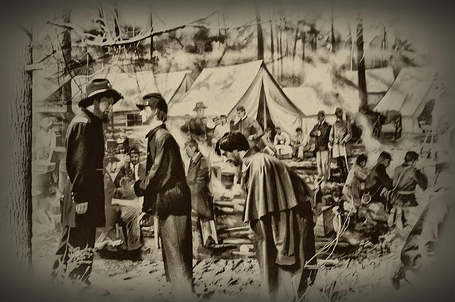 Army Camp at Gettysburg Photograph by Bill Cannon