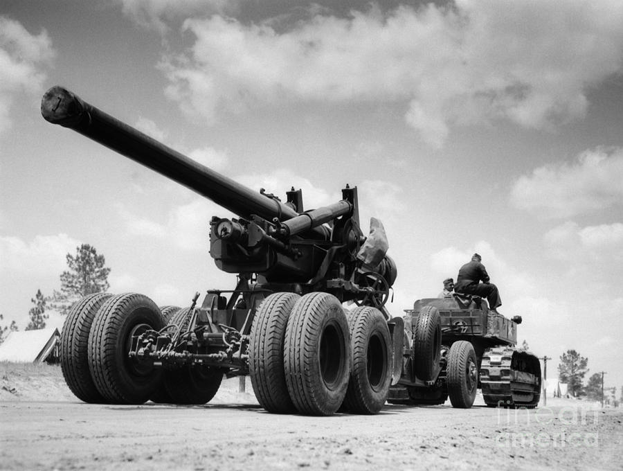 Army Caterpillar With Artillery Cannon Photograph by H. Armstrong Roberts/ClassicStock