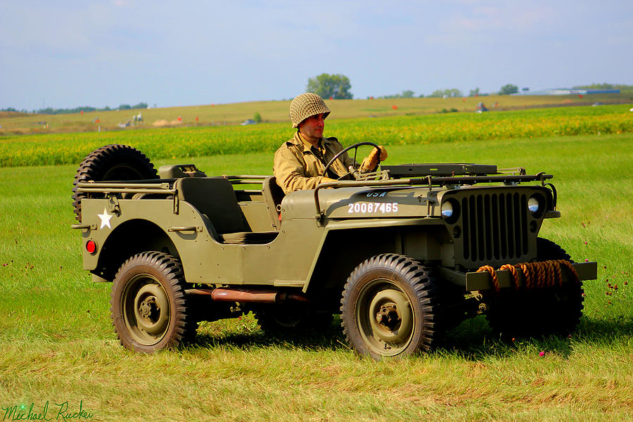 Army Jeep Willys Photograph by Michael Rucker