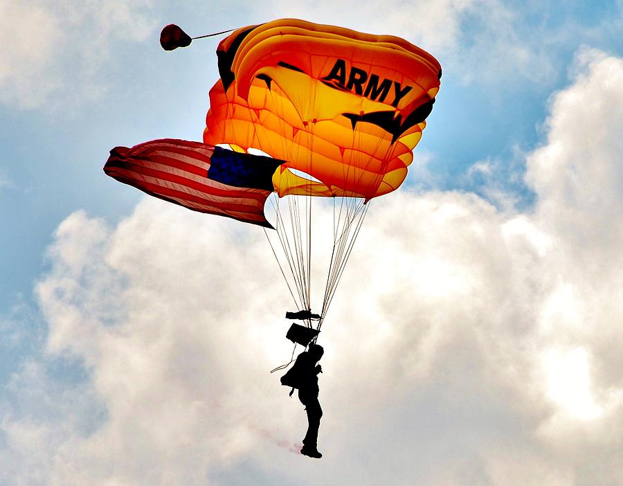 Army Paratrooper 2 Photograph by Eileen Brymer