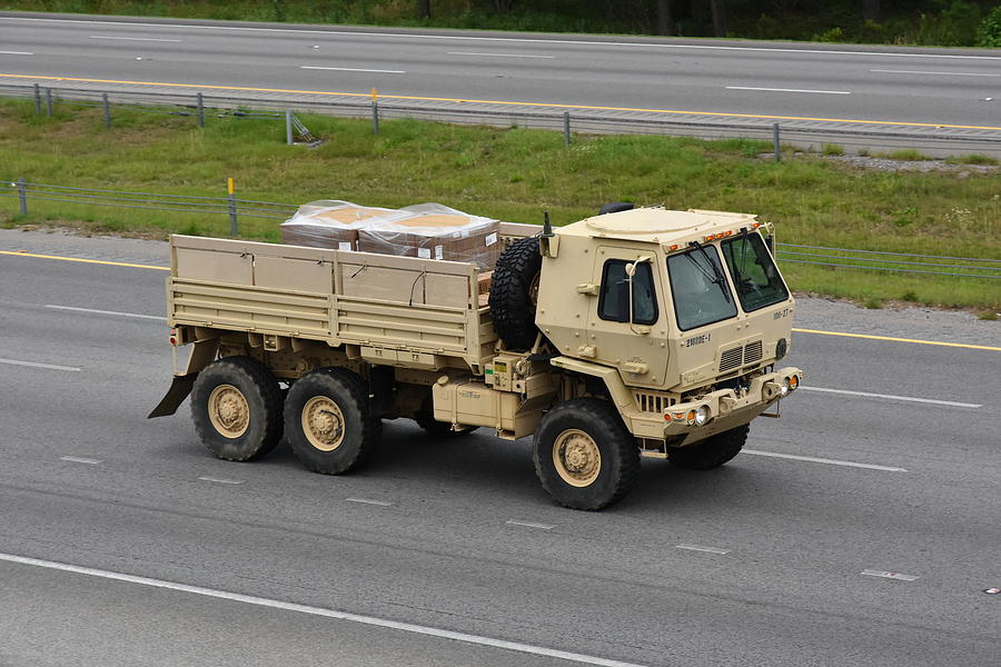 Truck Photograph - Army Truck by Sergei Dratchev