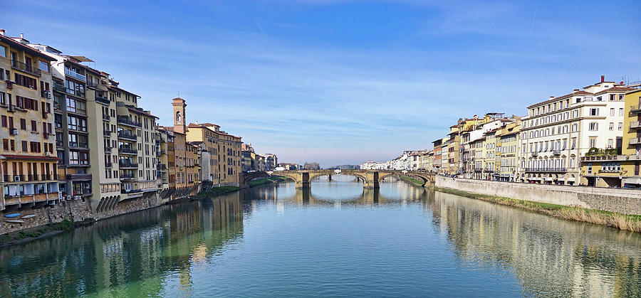 Arno River In Florence Italy Photograph by Rick Rosenshein
