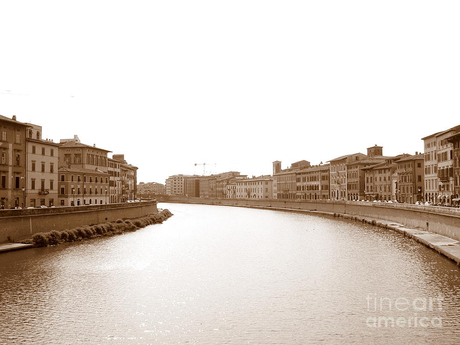 Arno River in Pisa Photograph by Laurel Best