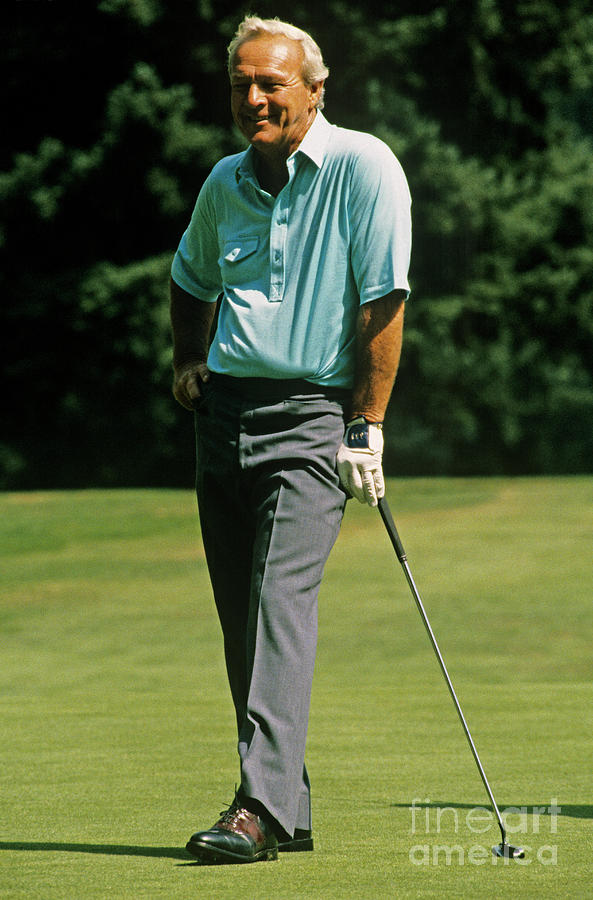 Arnold Palmer On Fairway Photograph